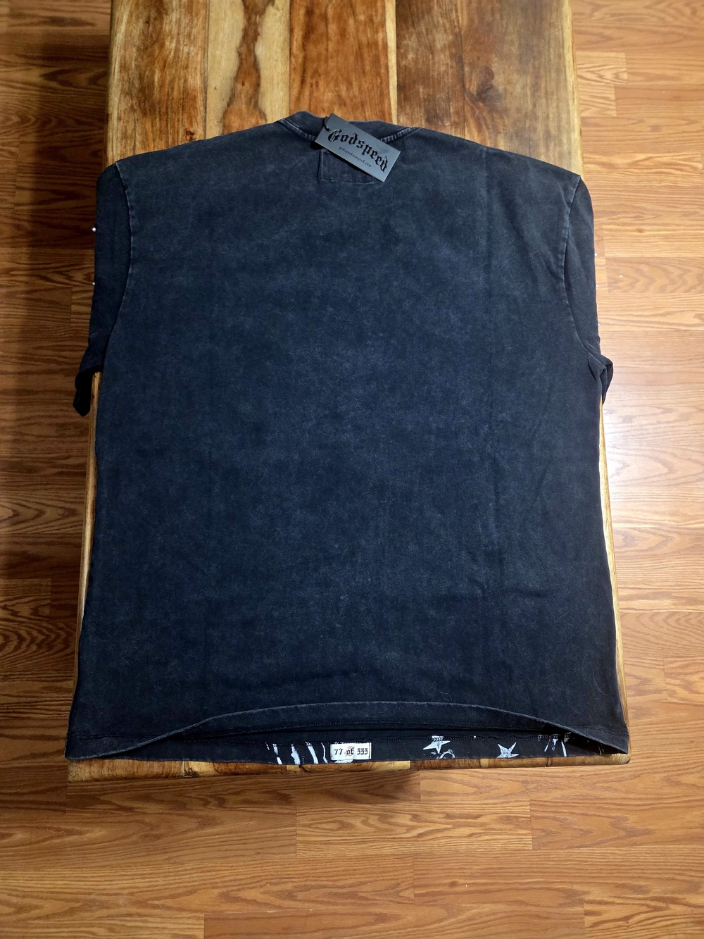 Godspeed New York "Rarity Collection MMXXIV" Men's Reaper Flag Rhinestone Tee - Picture 7 of 10